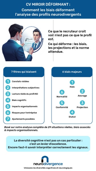 CV Miroir Déformant : comment les biais transforment l’analyse des profils neurodivergents